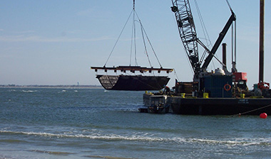 Hereford Inlet Seawall Repair image