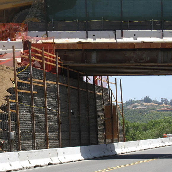 A sample of Sistema de Muro de Contención Temporal