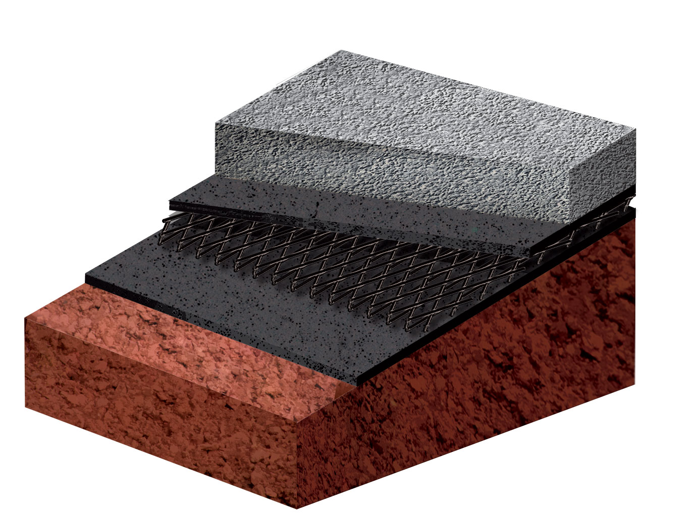 A sample of RoaDrain™ Roadway Drainage System